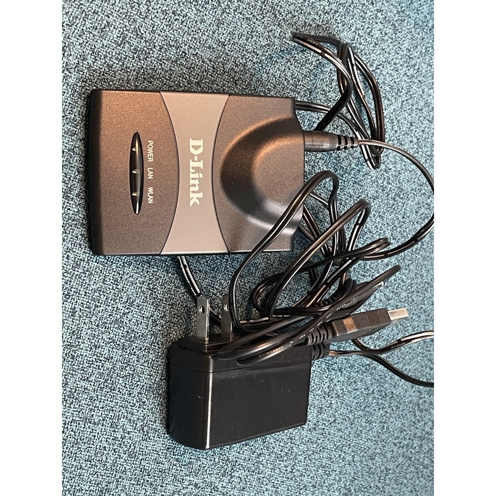 DWL G730AP D-Link 2.4GHz 802.11g High Speed‎ Wireless Pocket Router  Works